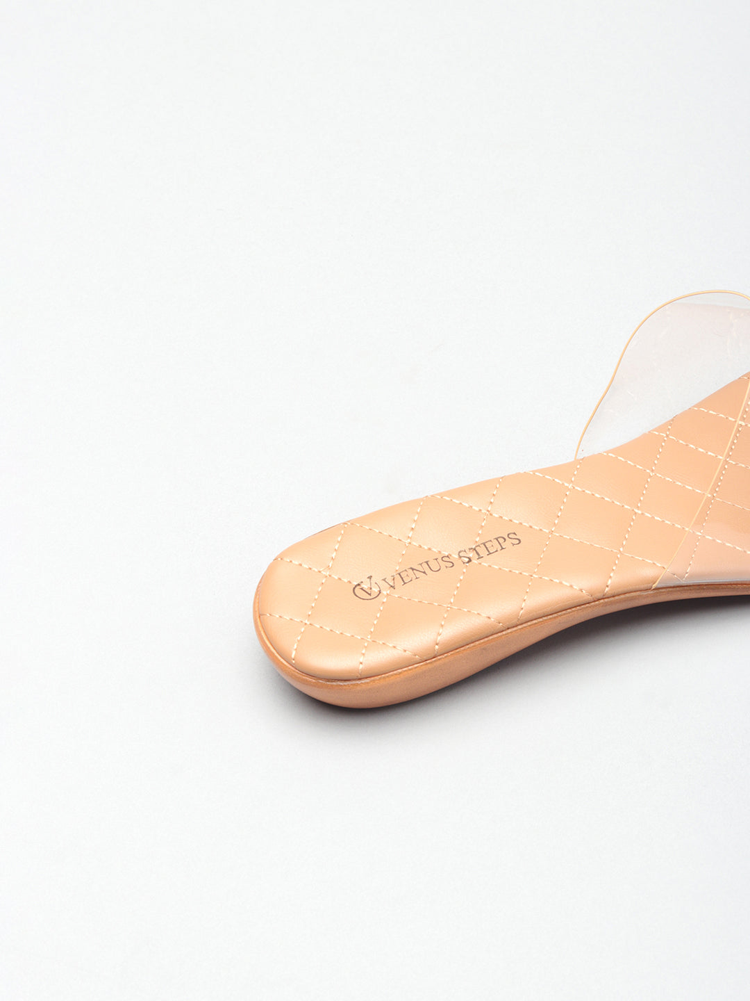 Transparent Open Toe Flat Chappals