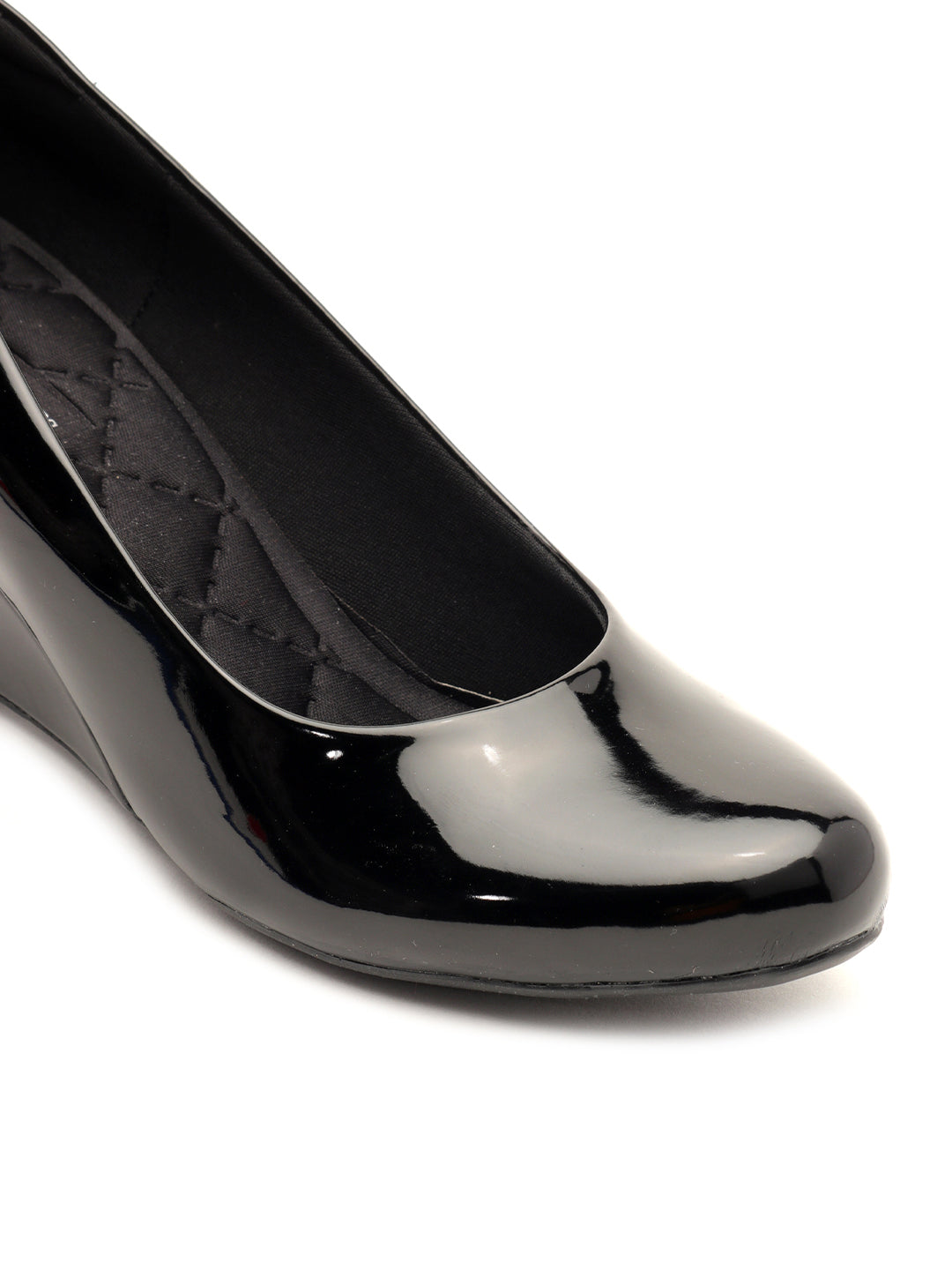Venus Wedge heel Glossy Ballerinas