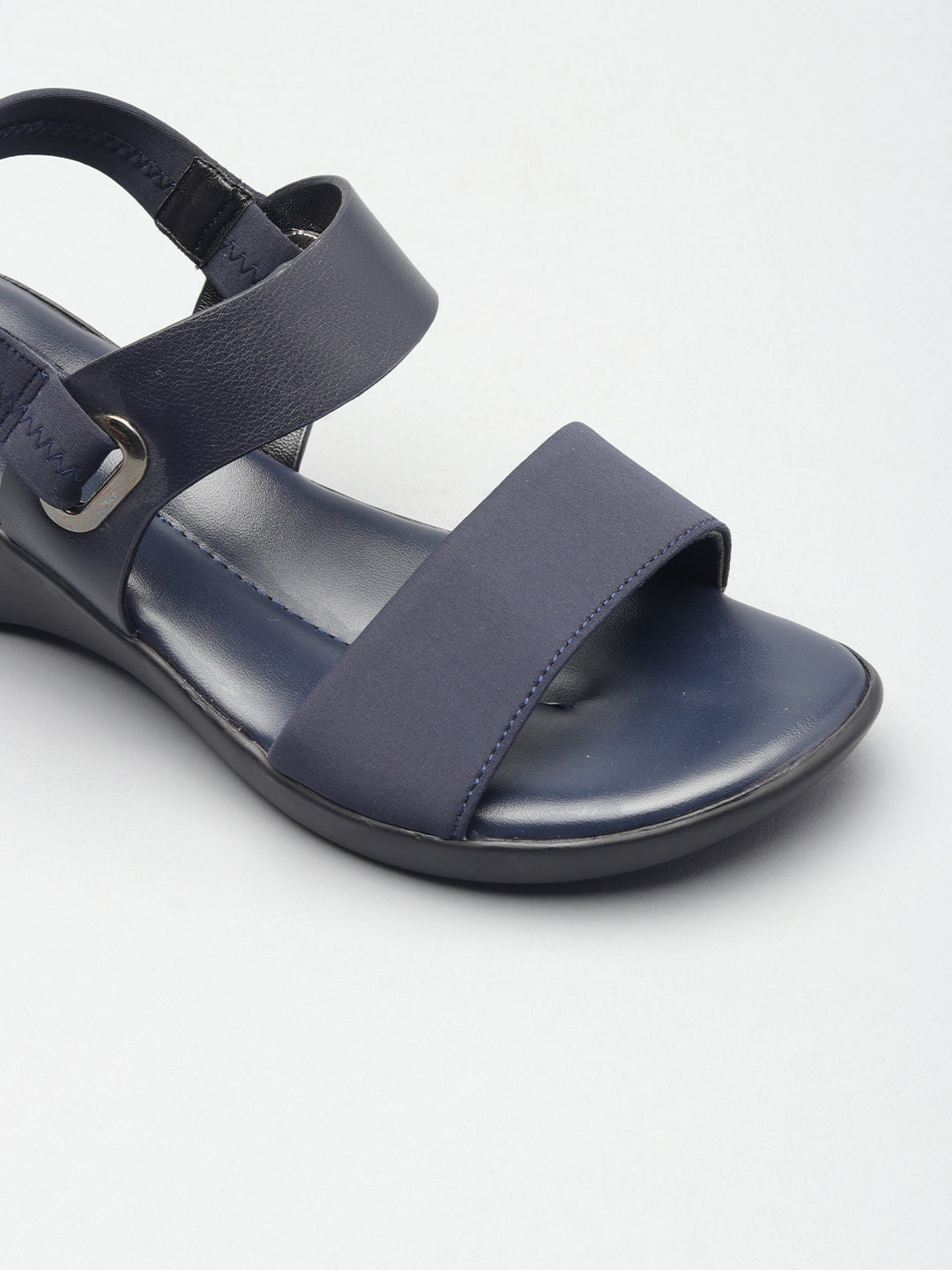 Womens Solid Wedge Sandals