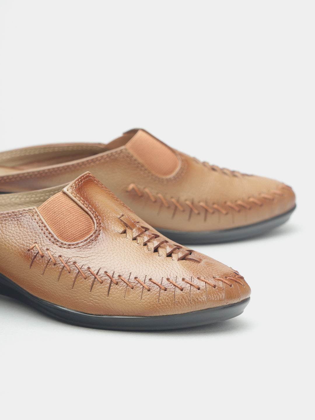 Round Toe Wedge Heel Buntoe