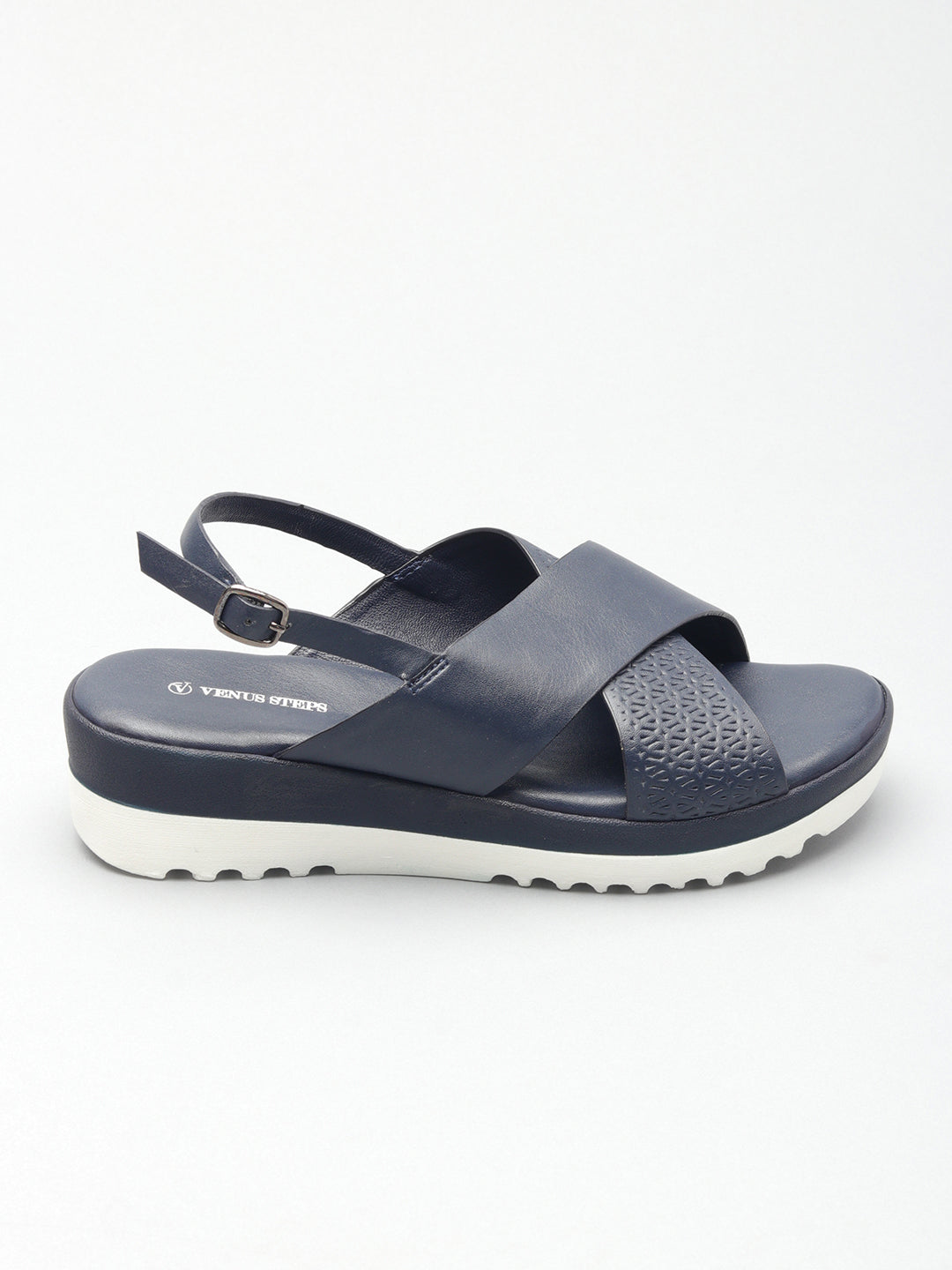 Comfortable And Textured Wedge Heel Sandals