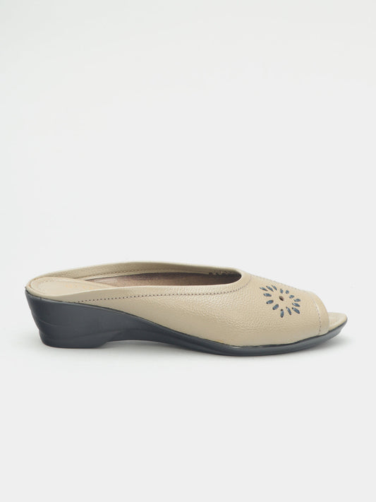 Punja Open Toe Wedge Heel Slippers