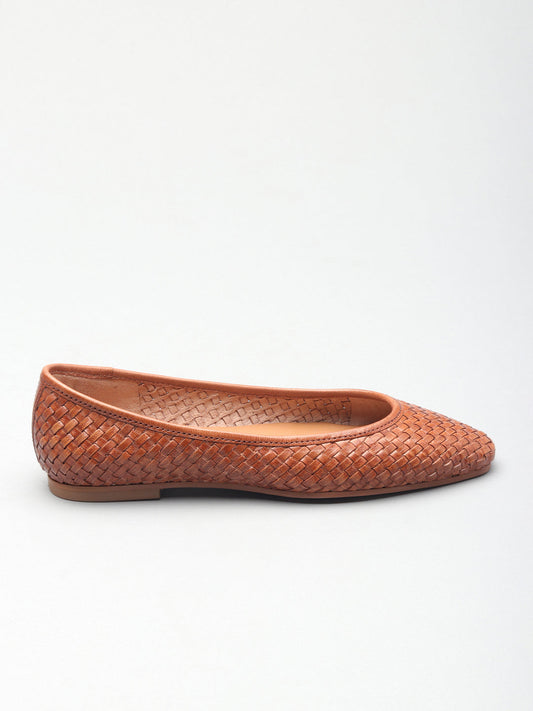 Woven Design Ballerinas Flat