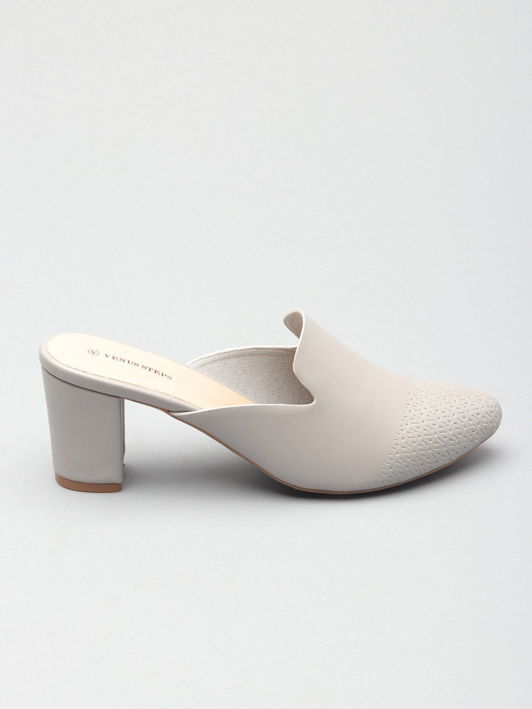 Casual Block Heel Buntoe