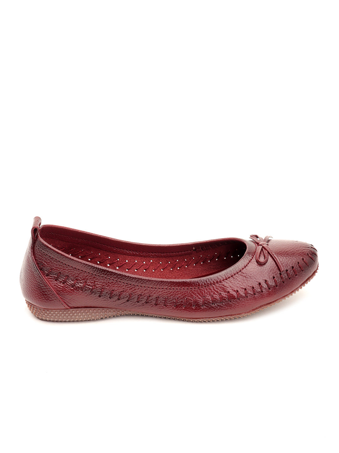 Venus Steps Leather Flat Ballerinas