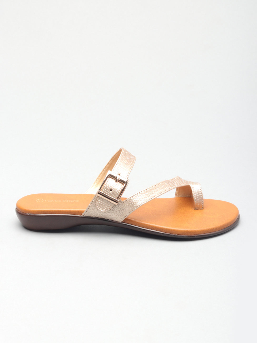 Synthetic Flat Chappals from Venus Steps-ladies
