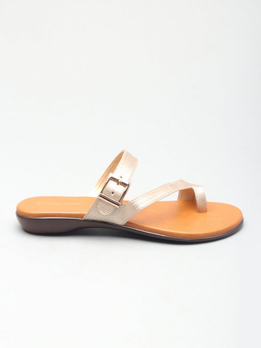 Synthetic Flat Chappals from Venus Steps-ladies