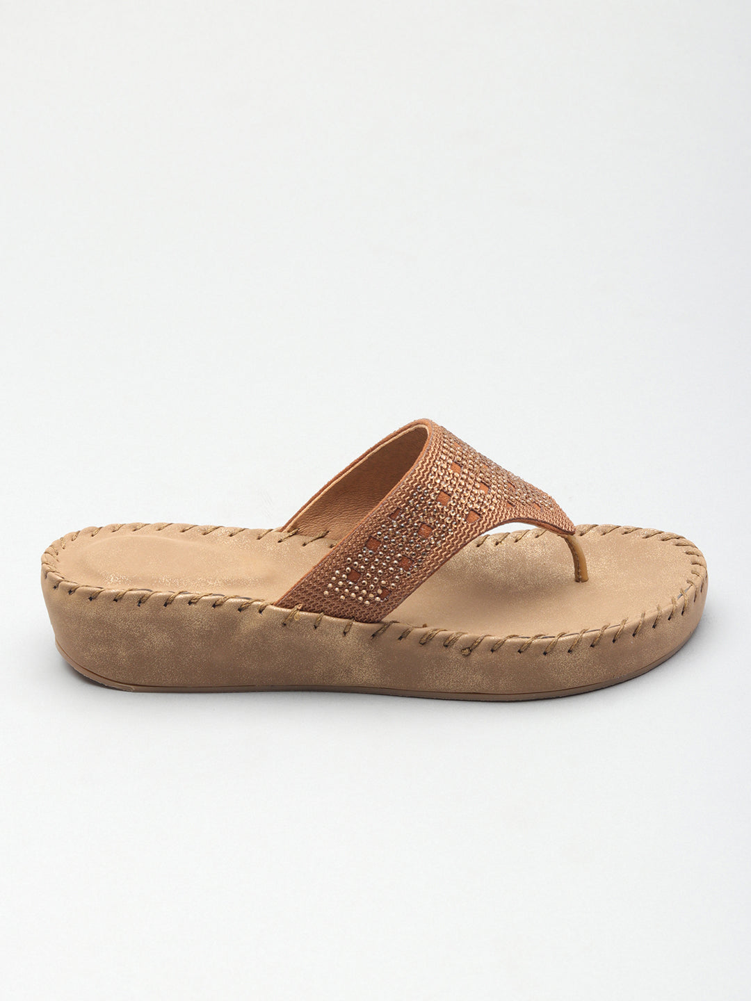 Casual Patent/Glossy Chappals Flat