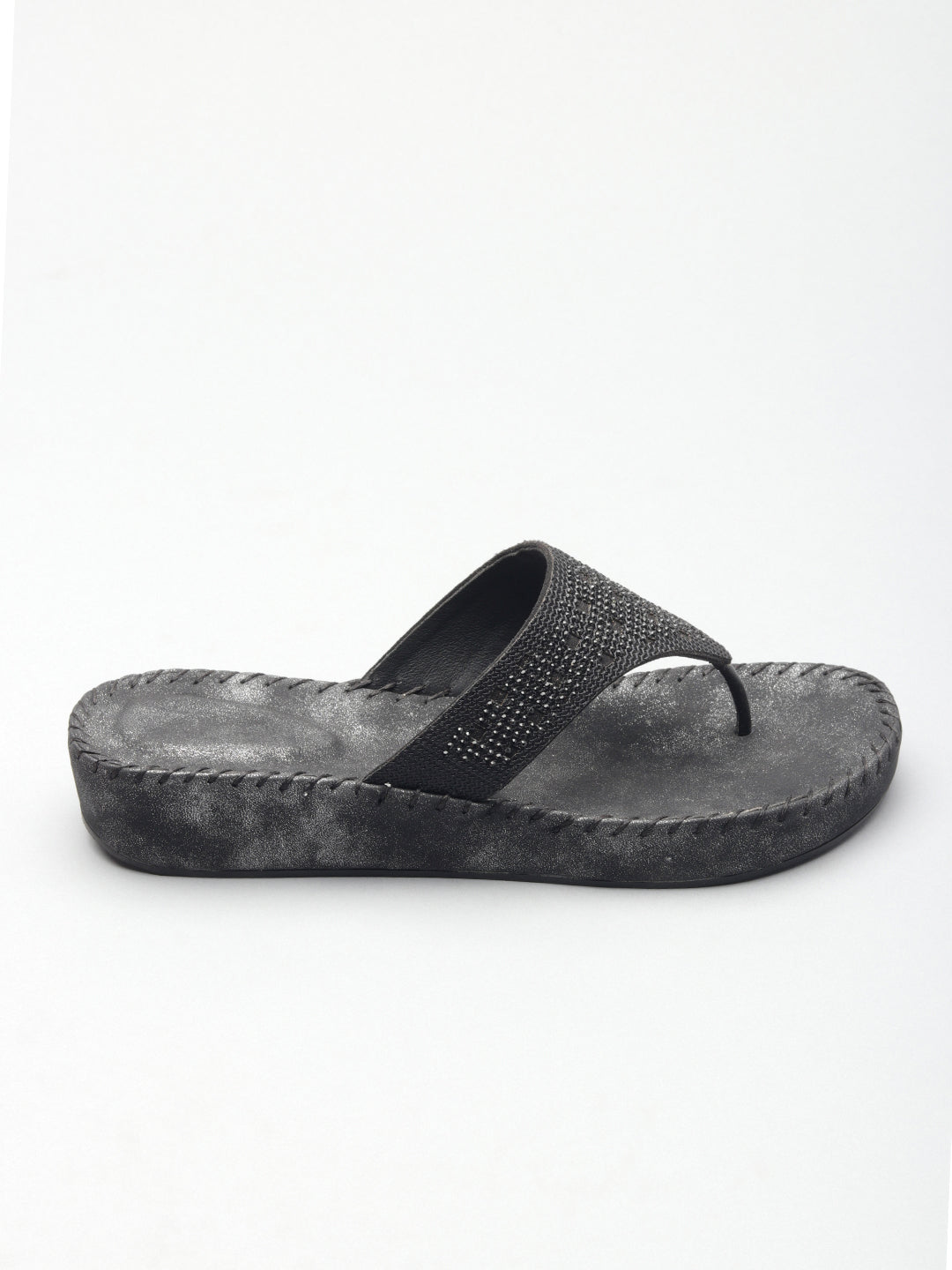 Casual Patent/Glossy Chappals Flat