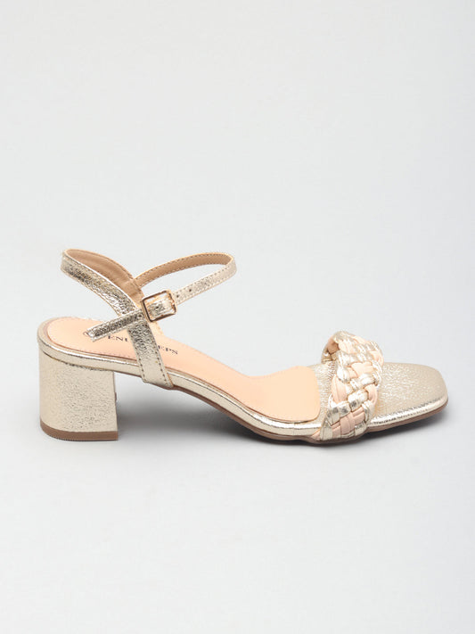 Classic Textured Block Heels