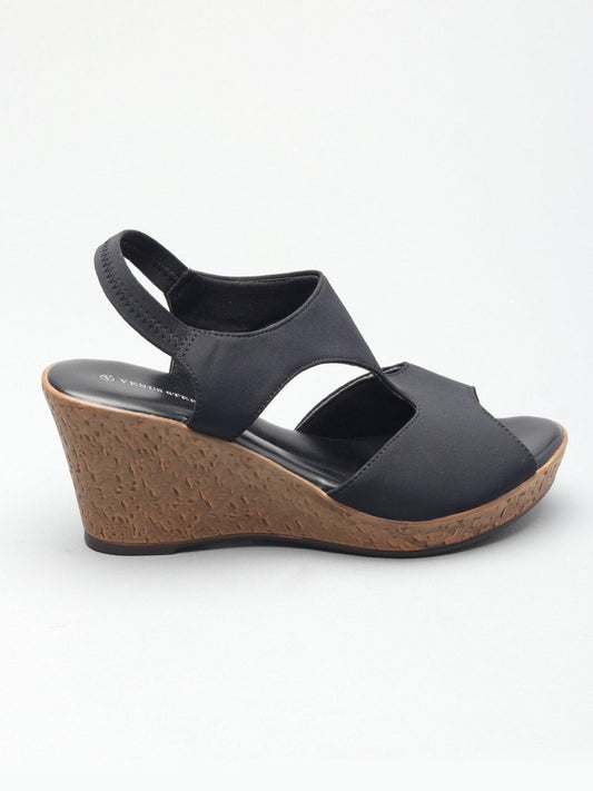 Womens Solid Wedge Heel Sandals