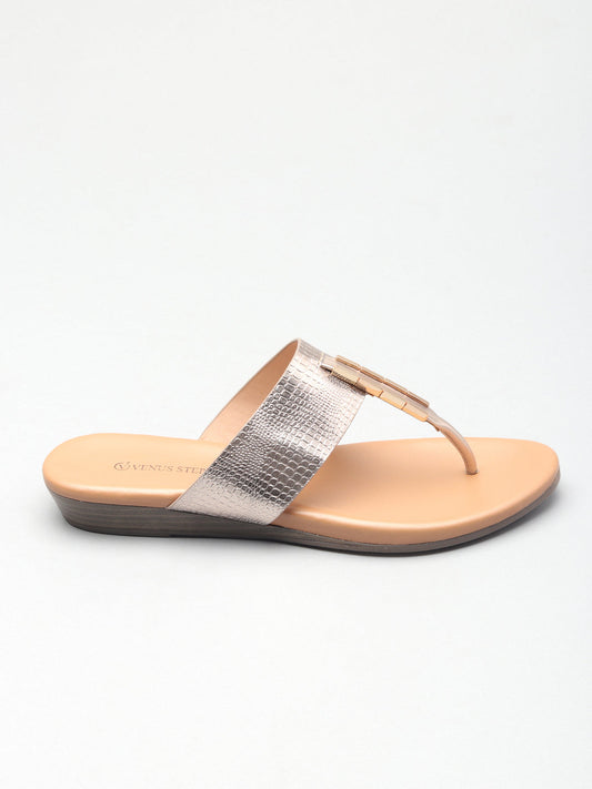 Nappa/Matt Classic T-Strap Flat Chappals
