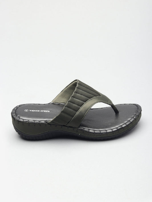 Womens Casual Leather Slippers