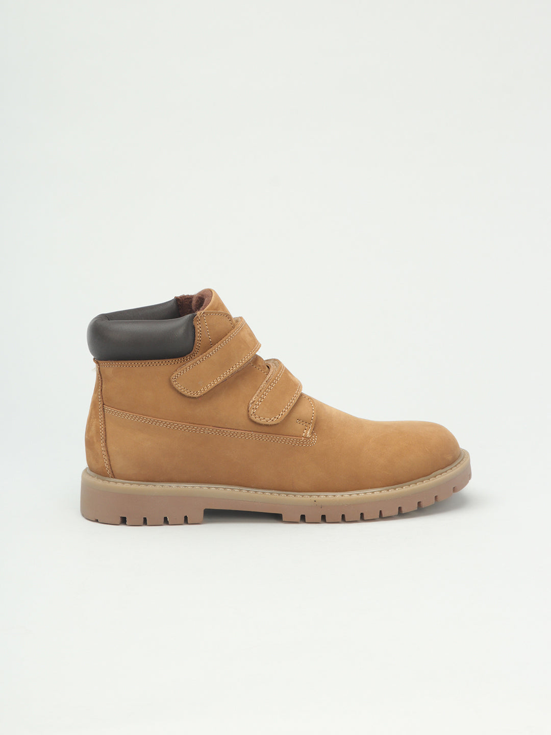 Venus Kids Round Toe Suede Leather Boots