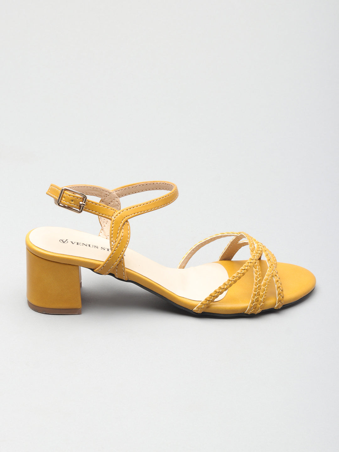 Womens Textured Embellished Sandals