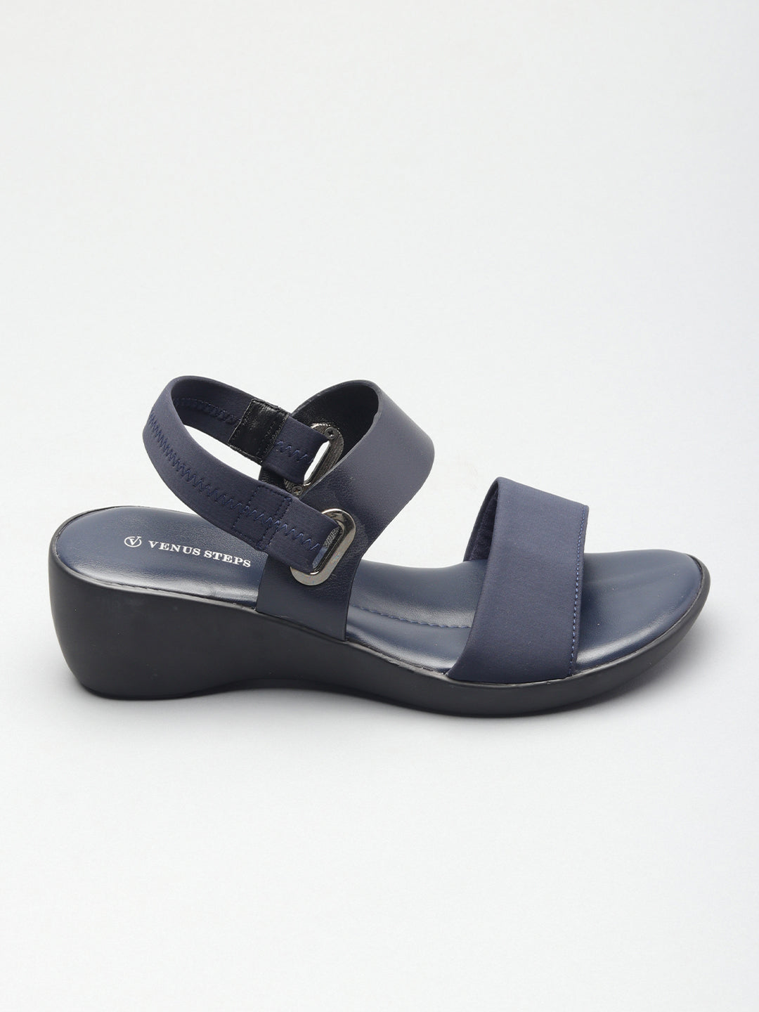 Womens Solid Wedge Sandals