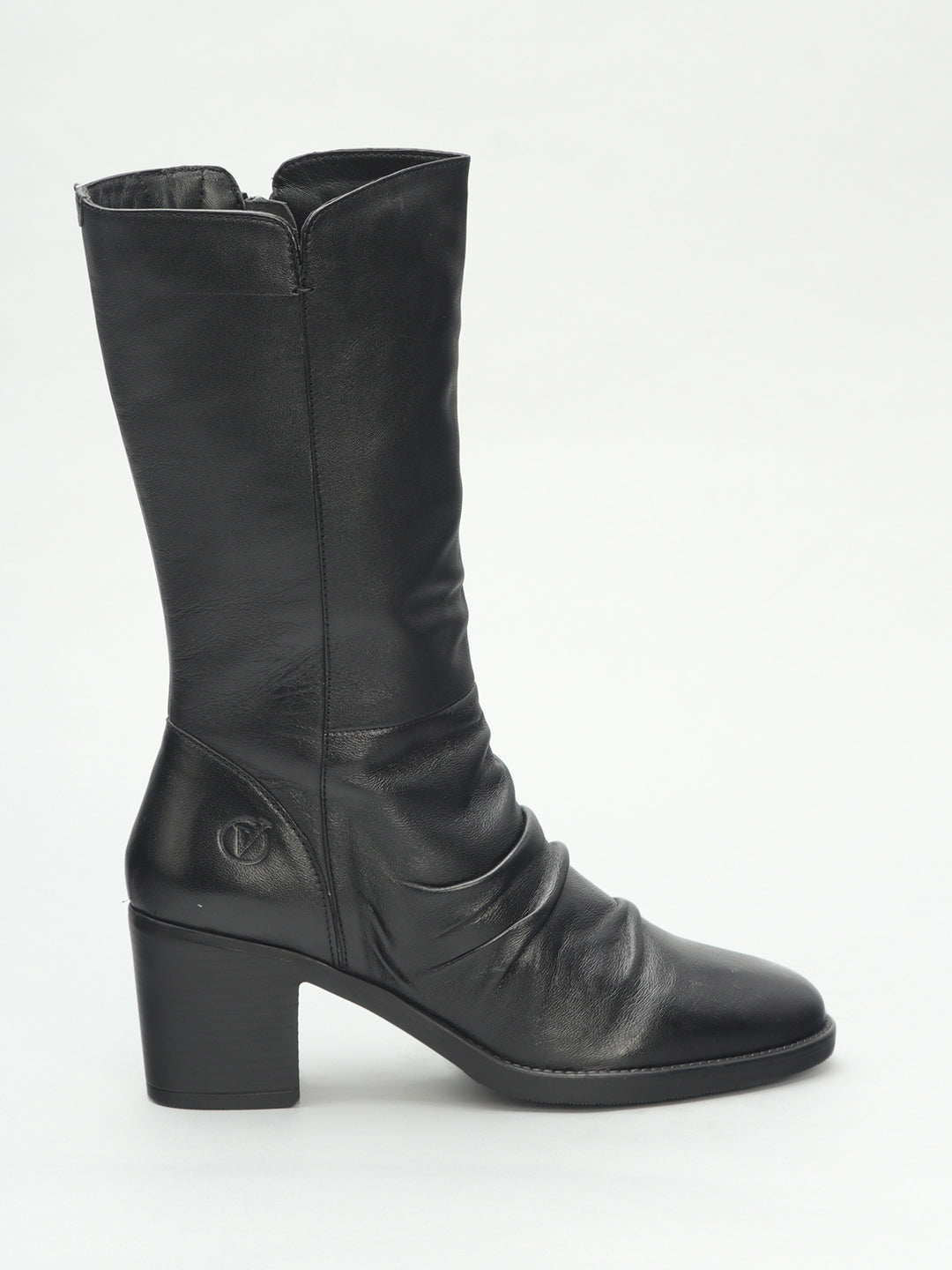 Venus Textured Round Toe Boots