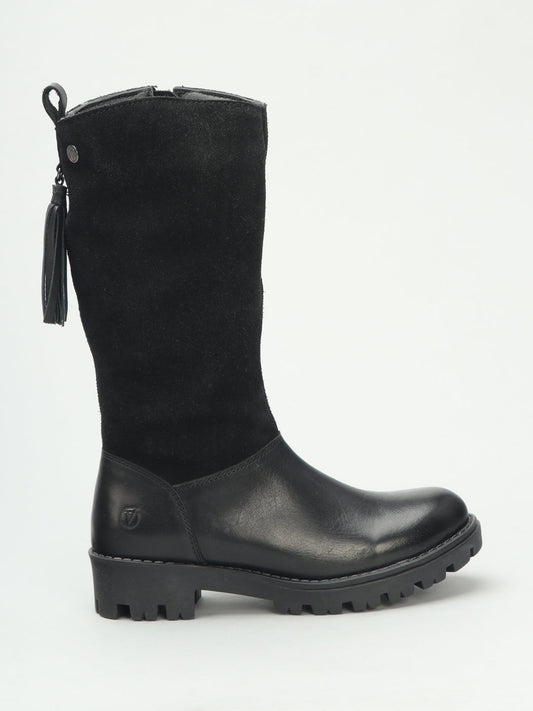 Venus Kids Round Toe Nappa/Matt Boots