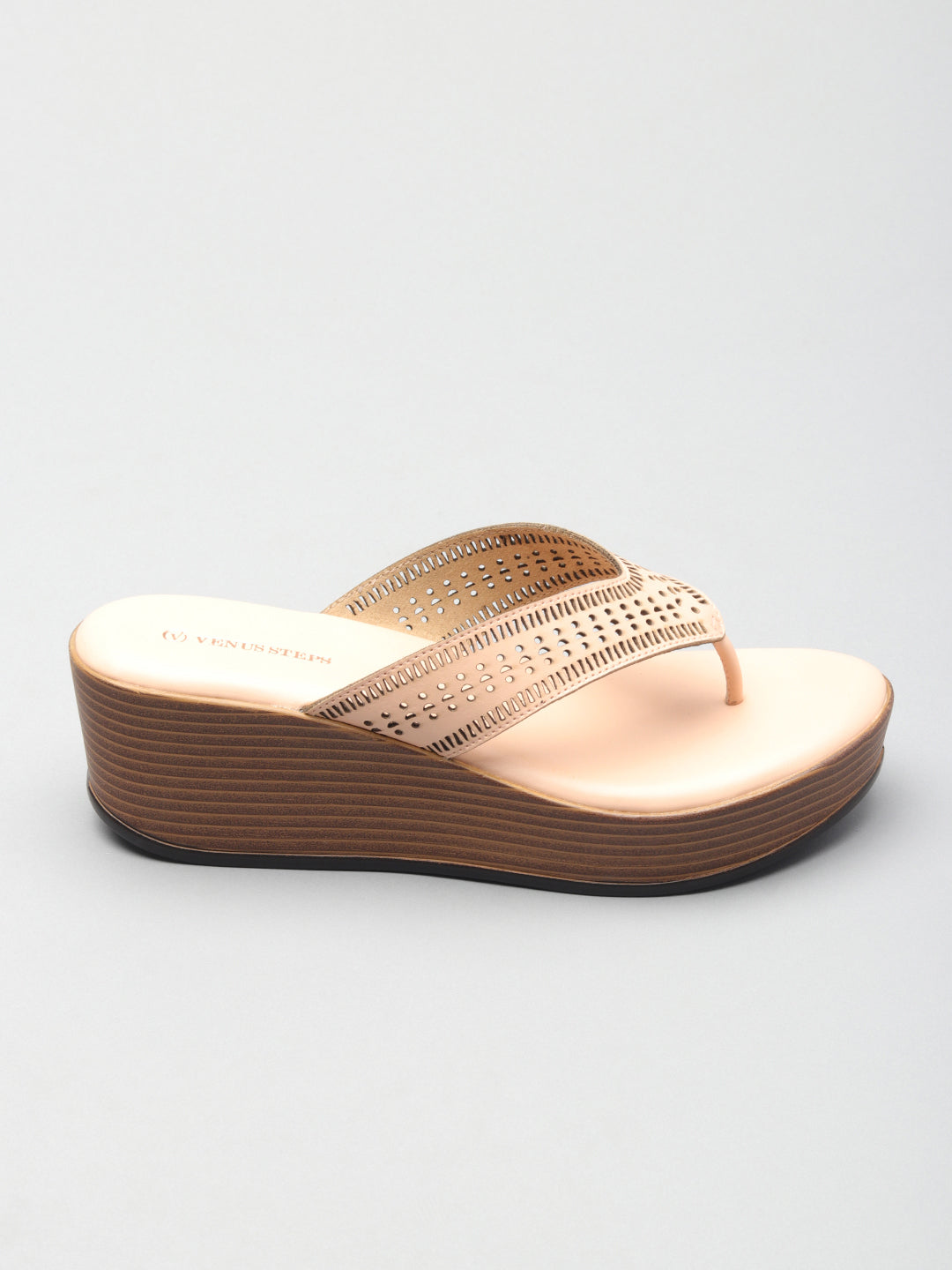 Women's Classic Wedge Heel Chappals