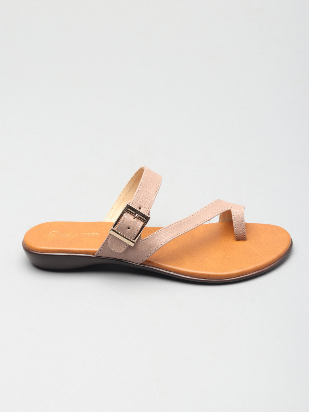 Synthetic Flat Chappals from Venus Steps-ladies