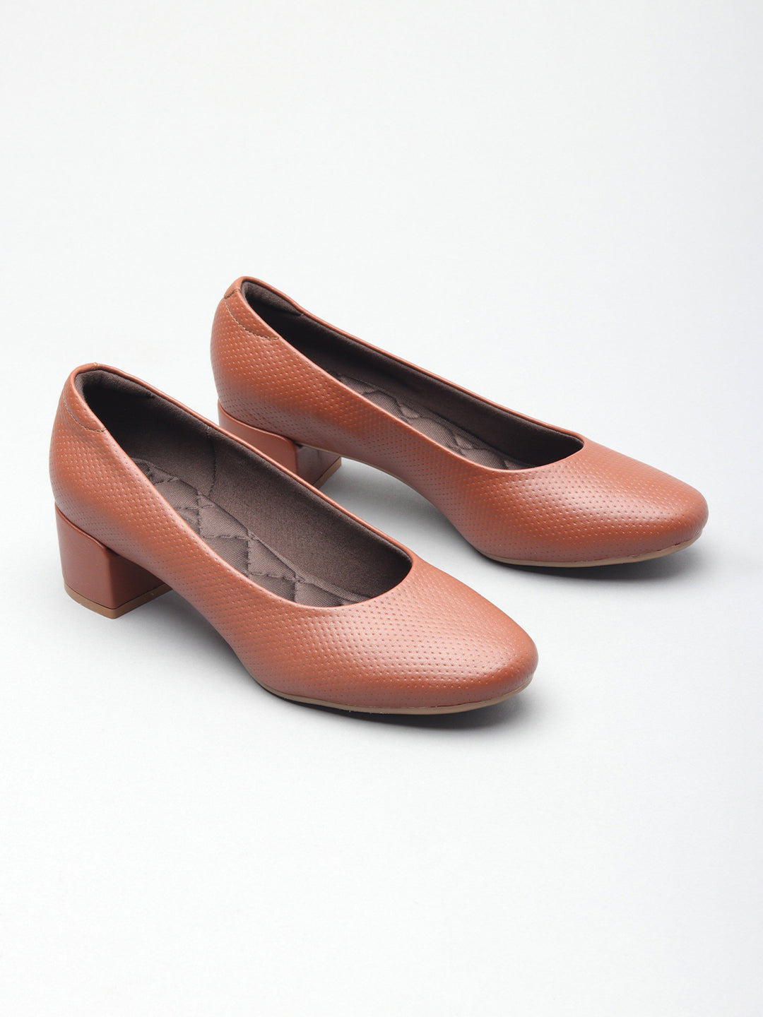 Trendy Block Heel Ballerinas