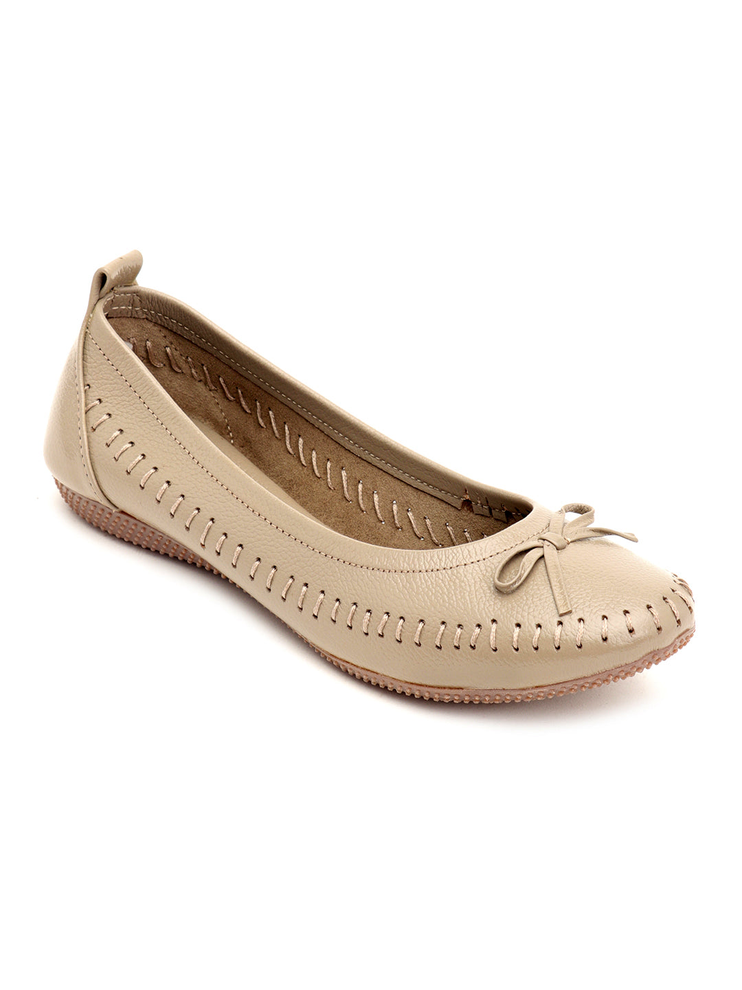 Venus Steps Leather Flat Ballerinas