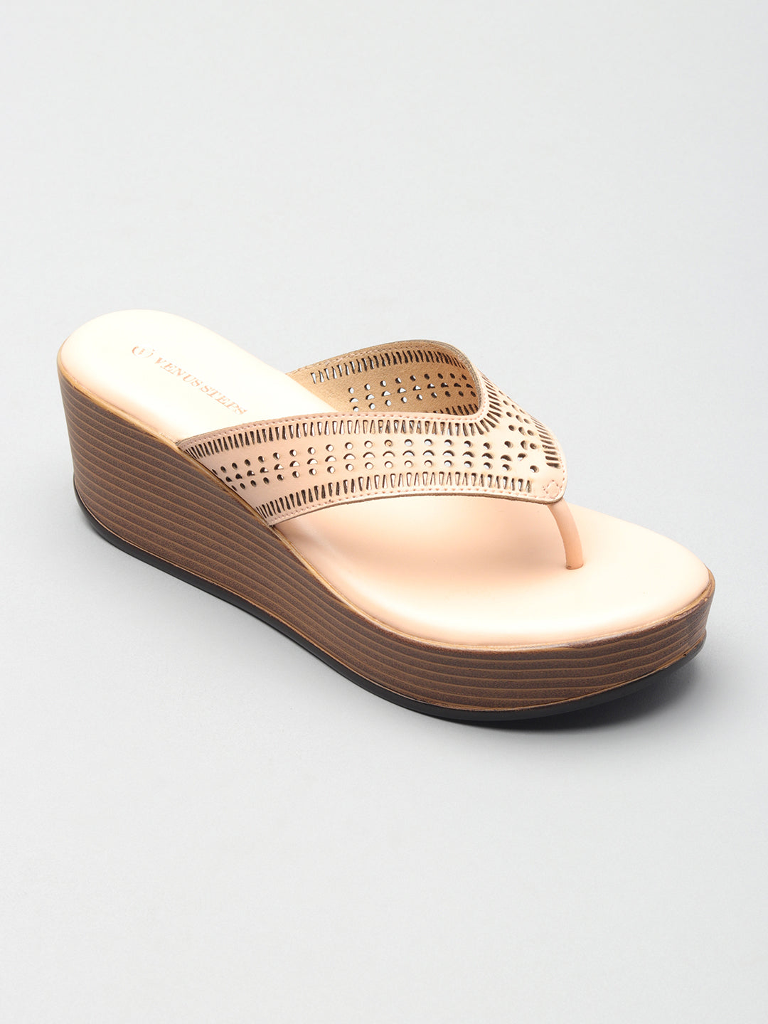 Women's Classic Wedge Heel Chappals