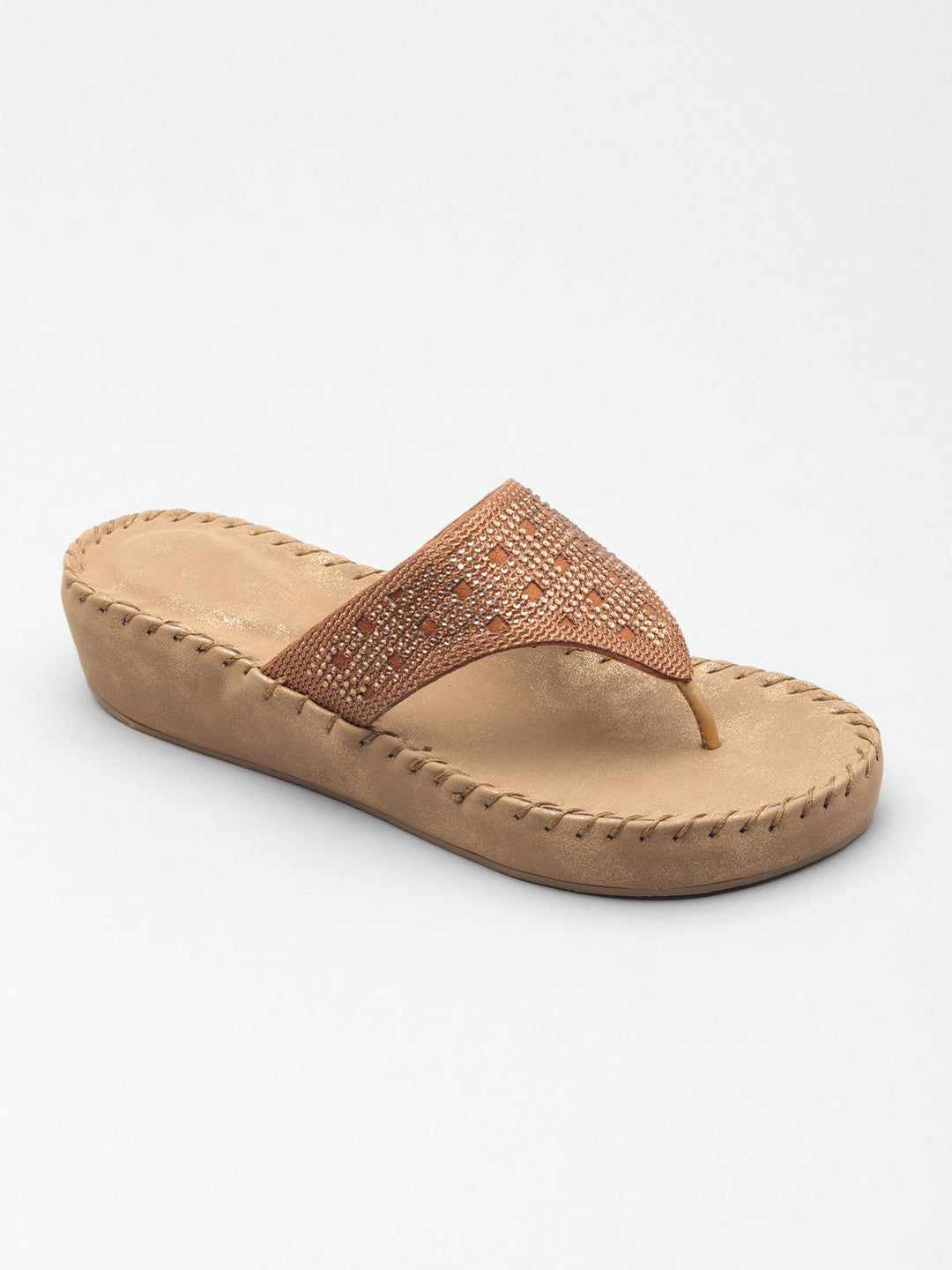 Casual Patent/Glossy Chappals Flat