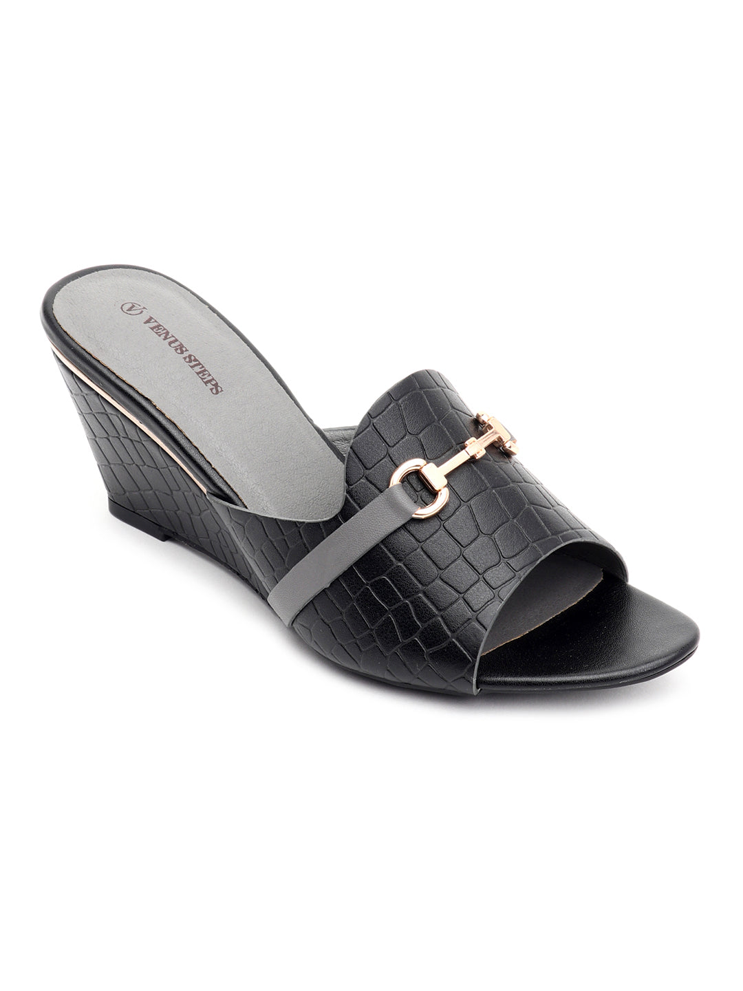 Venus Wedge heel Glossy Sandals