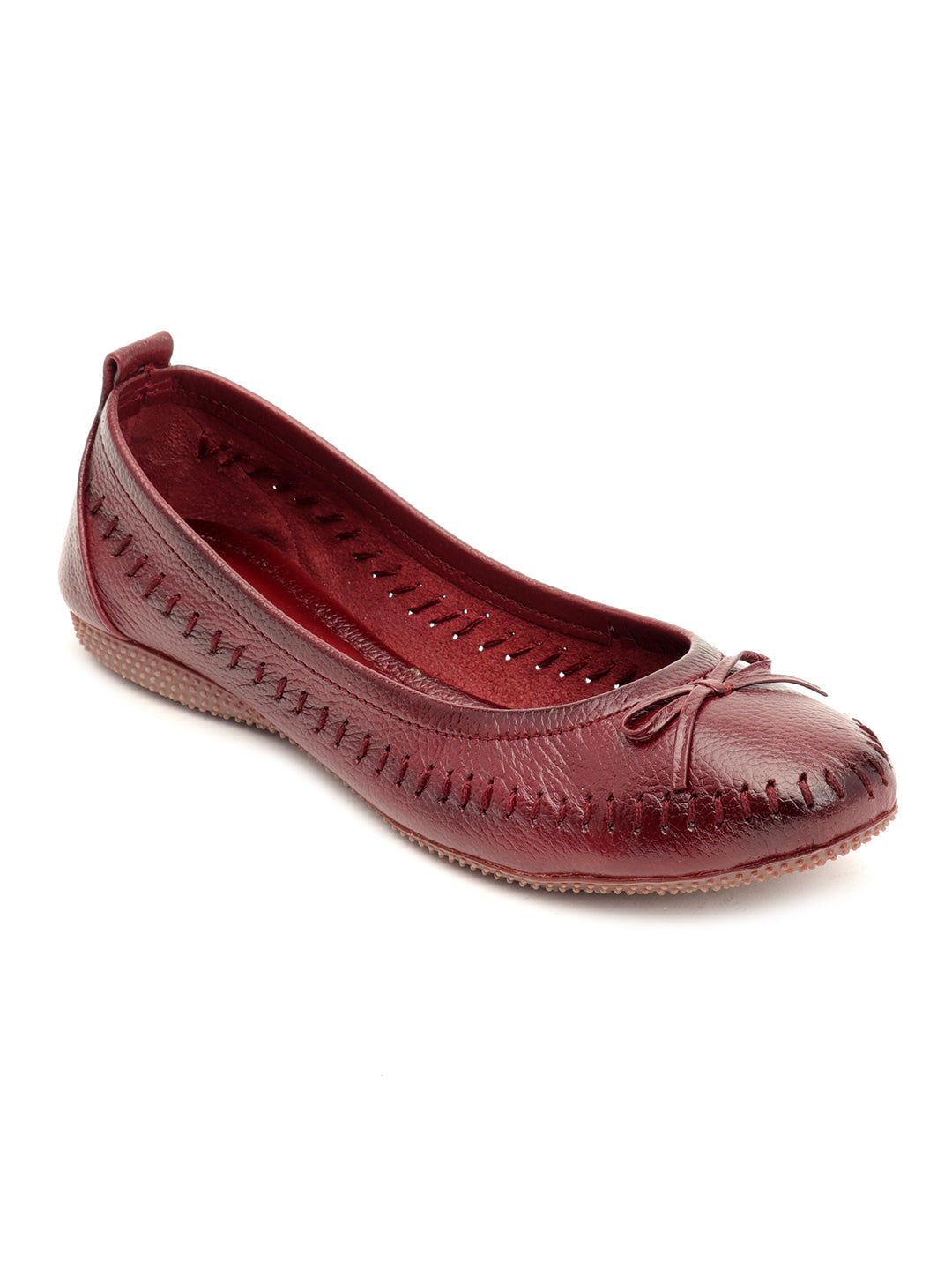 Venus Steps Leather Flat Ballerinas