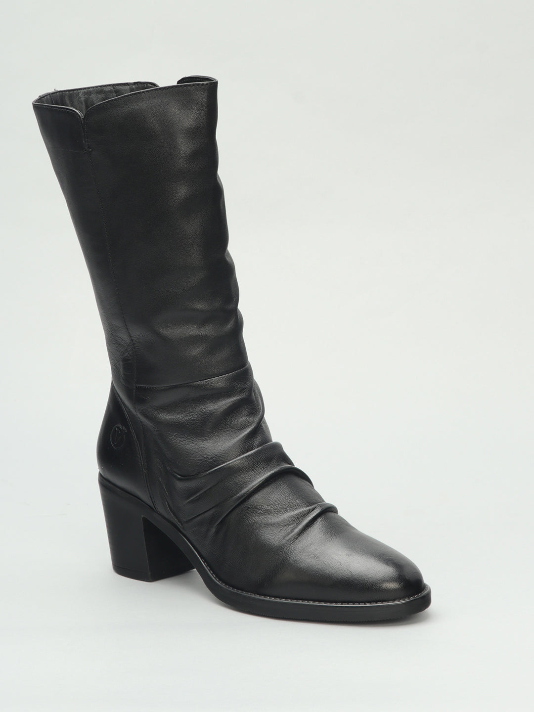 Venus Textured Round Toe Boots