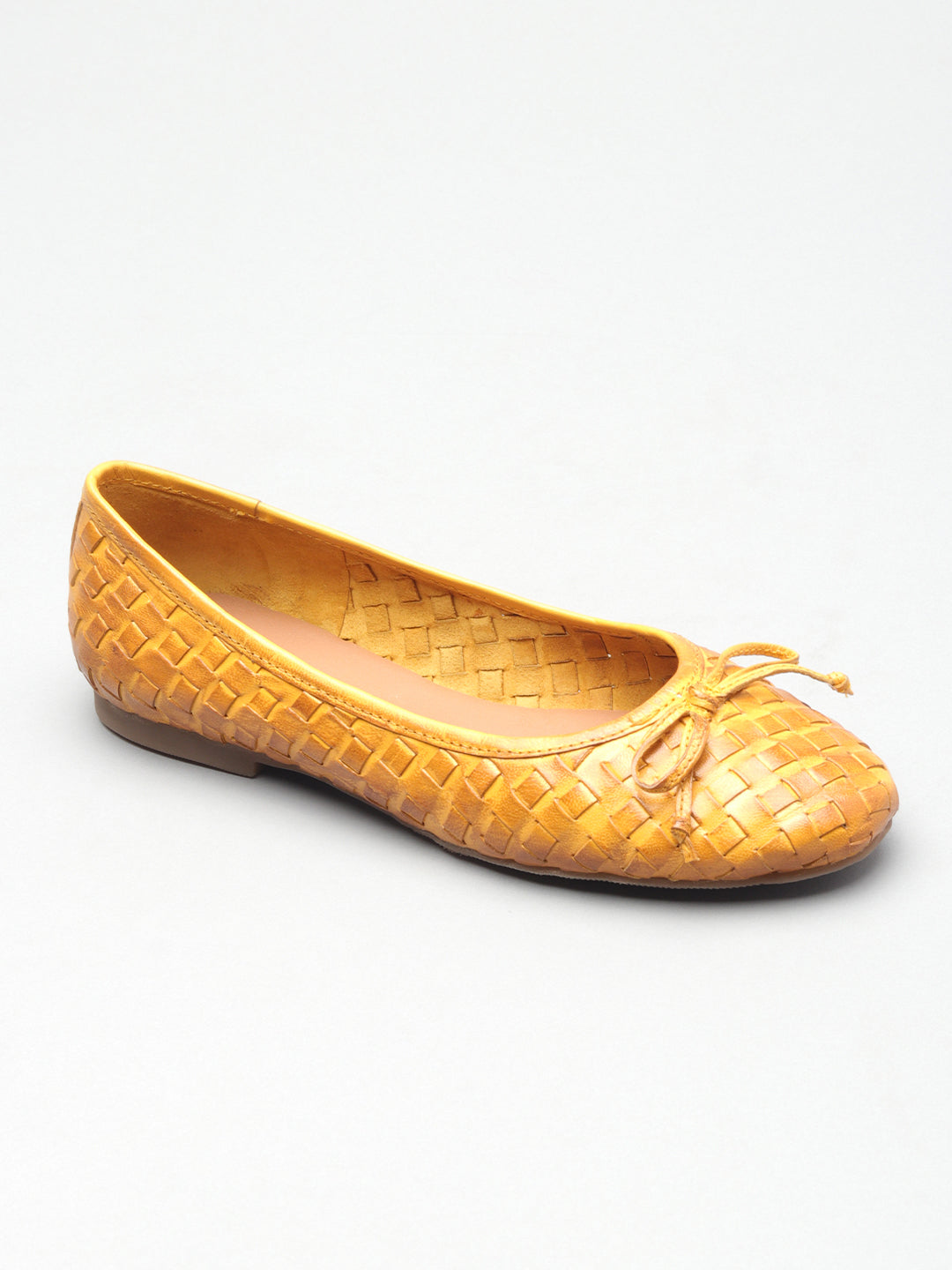 Casual Textured Ballerinas