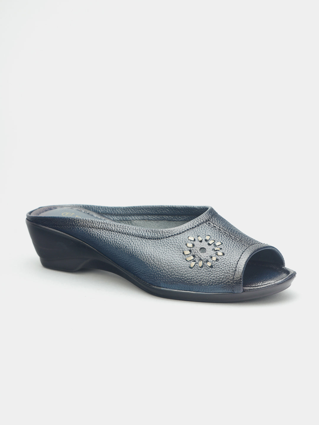 Punja Open Toe Wedge Heel Slippers