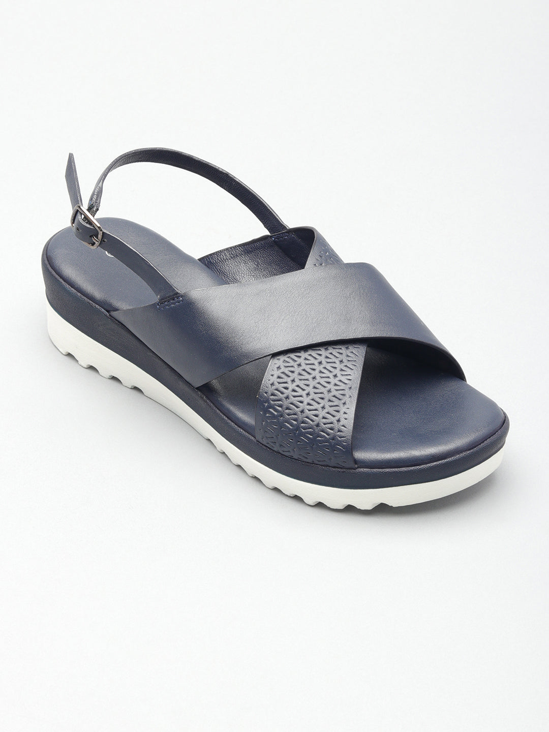 Comfortable And Textured Wedge Heel Sandals