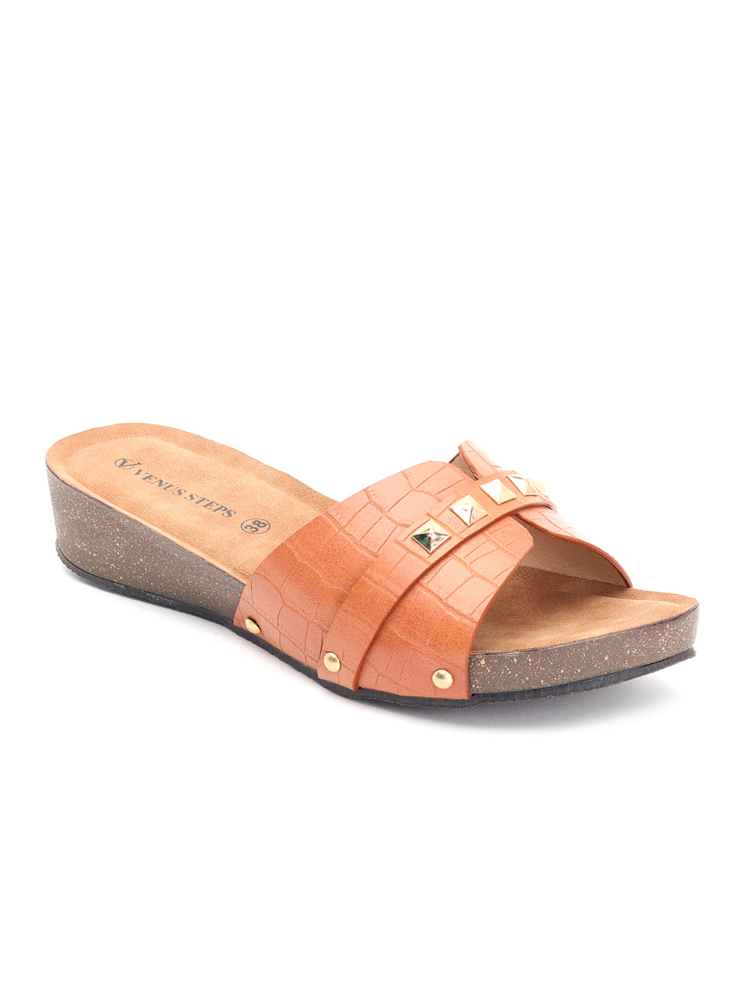 Venus Steps Wedge Heel Nappa/Matt Slippers