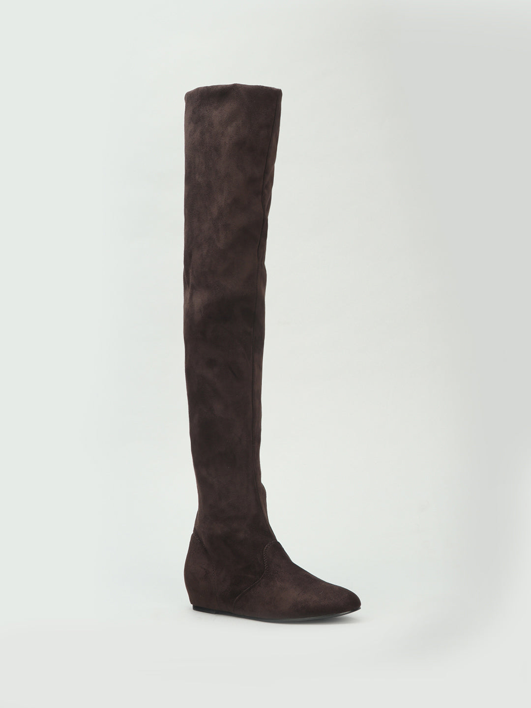 Venus Knee Length Suede Long Boots