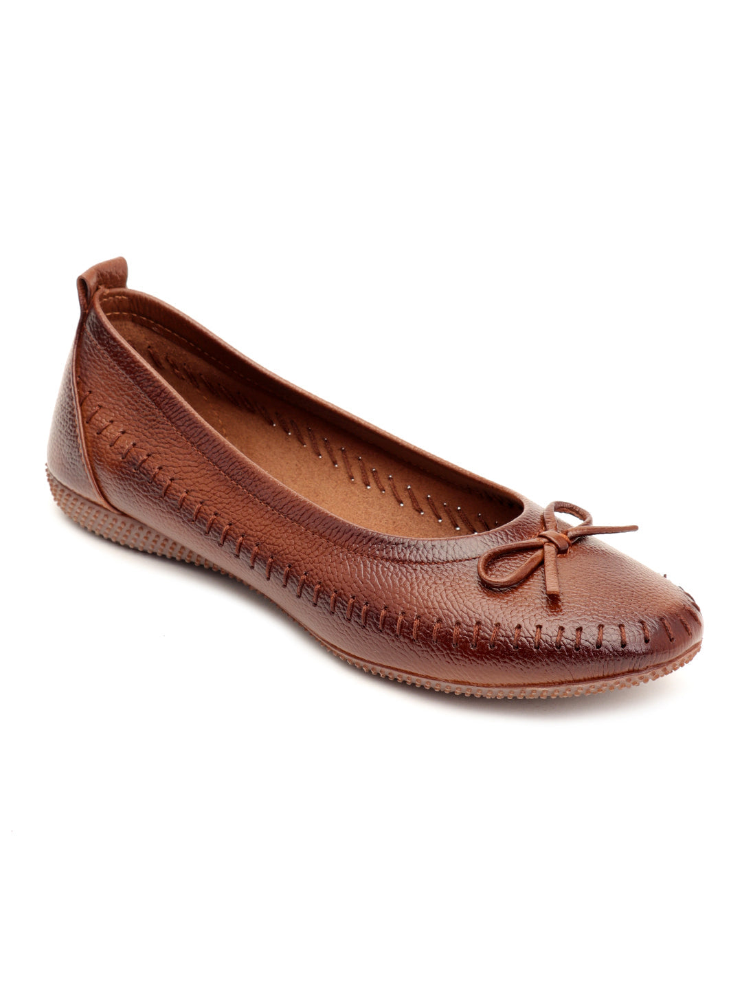 Venus Steps Leather Flat Ballerinas