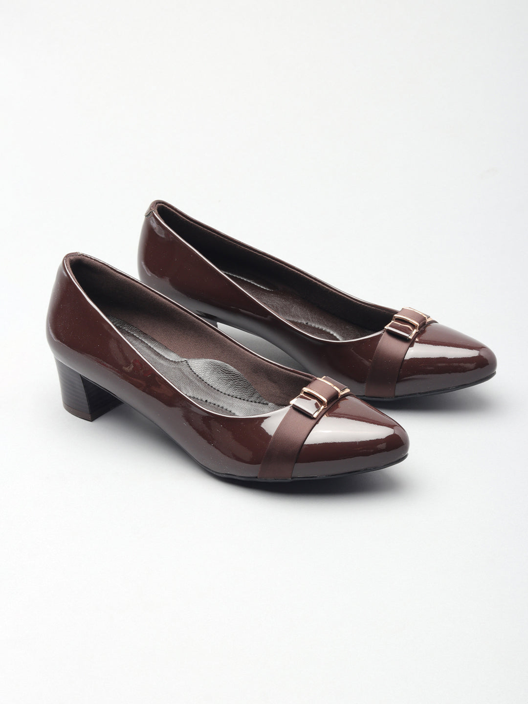 Womens Patent/Glossy Kitten Ballerinas