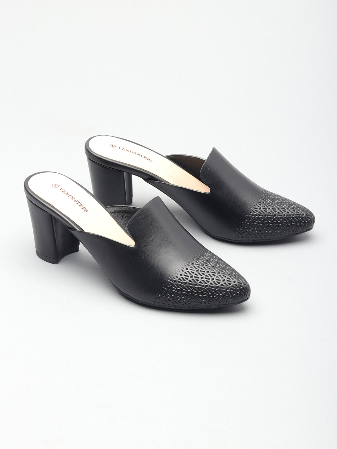 Casual Block Heel Buntoe