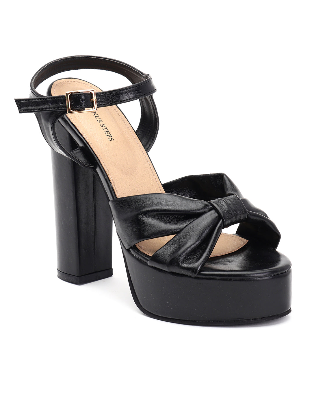Venus Steps Glossy finish Block heel sandals