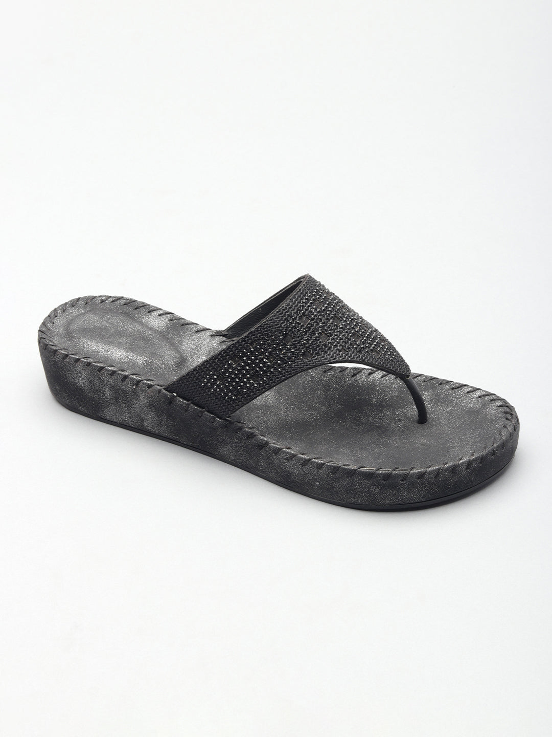 Casual Patent/Glossy Chappals Flat