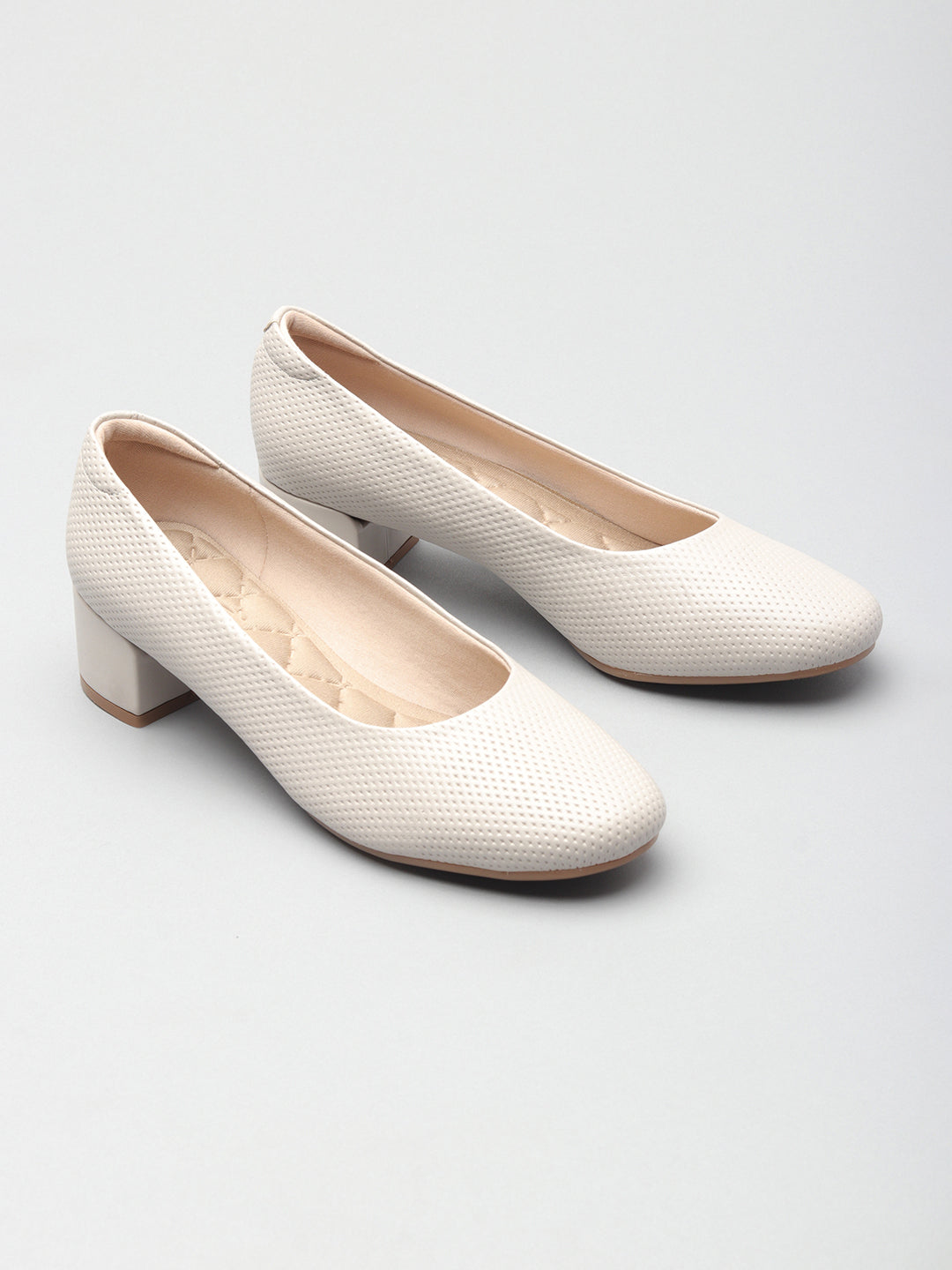 Trendy Block Heel Ballerinas