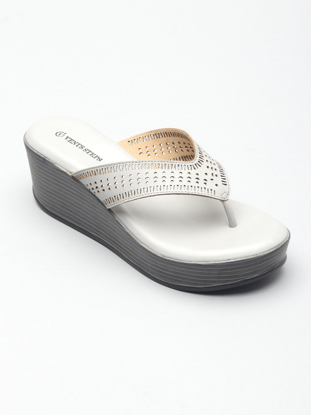 Women's Classic Wedge Heel Chappals