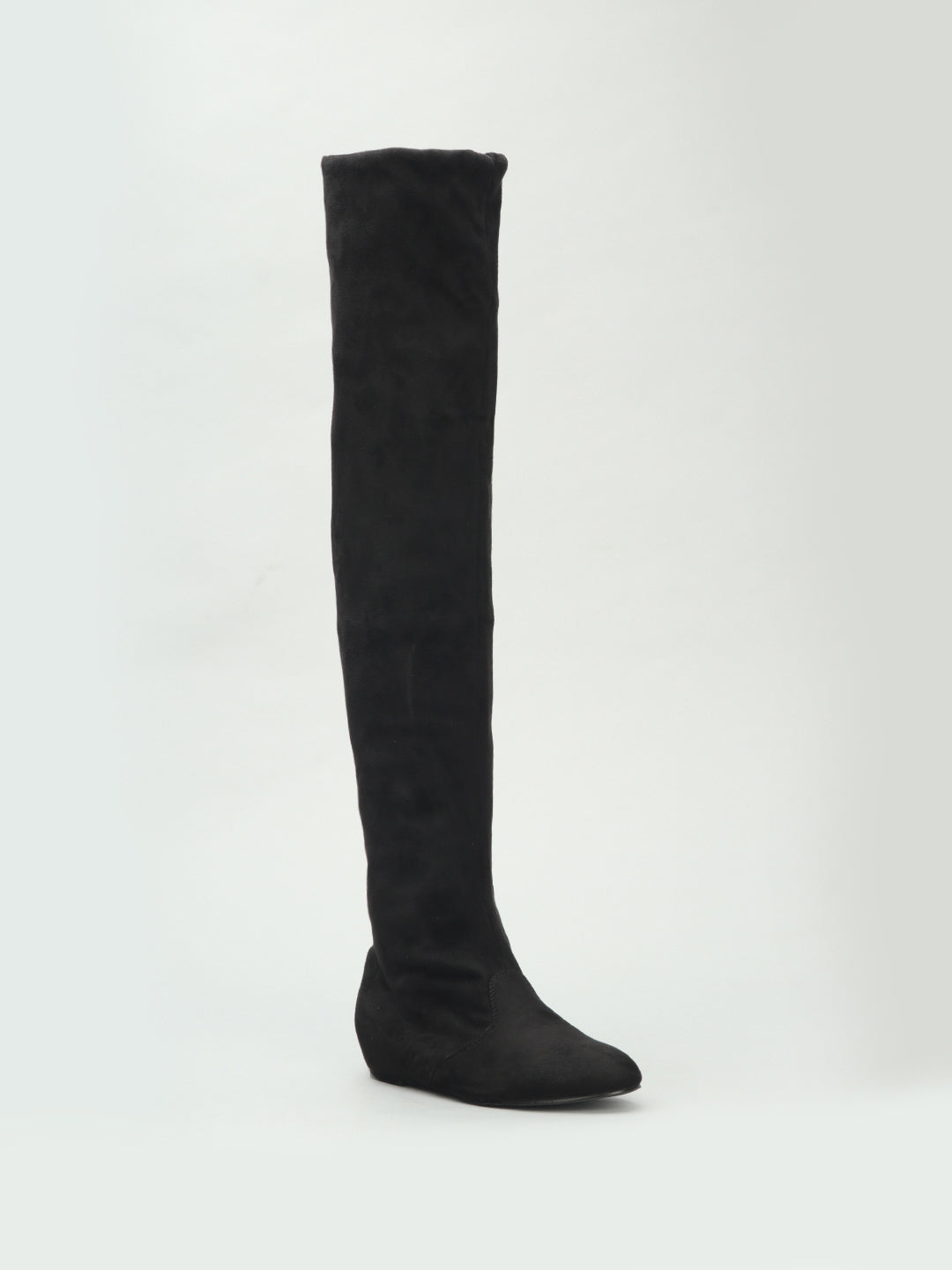 Venus Knee Length Suede Long Boots
