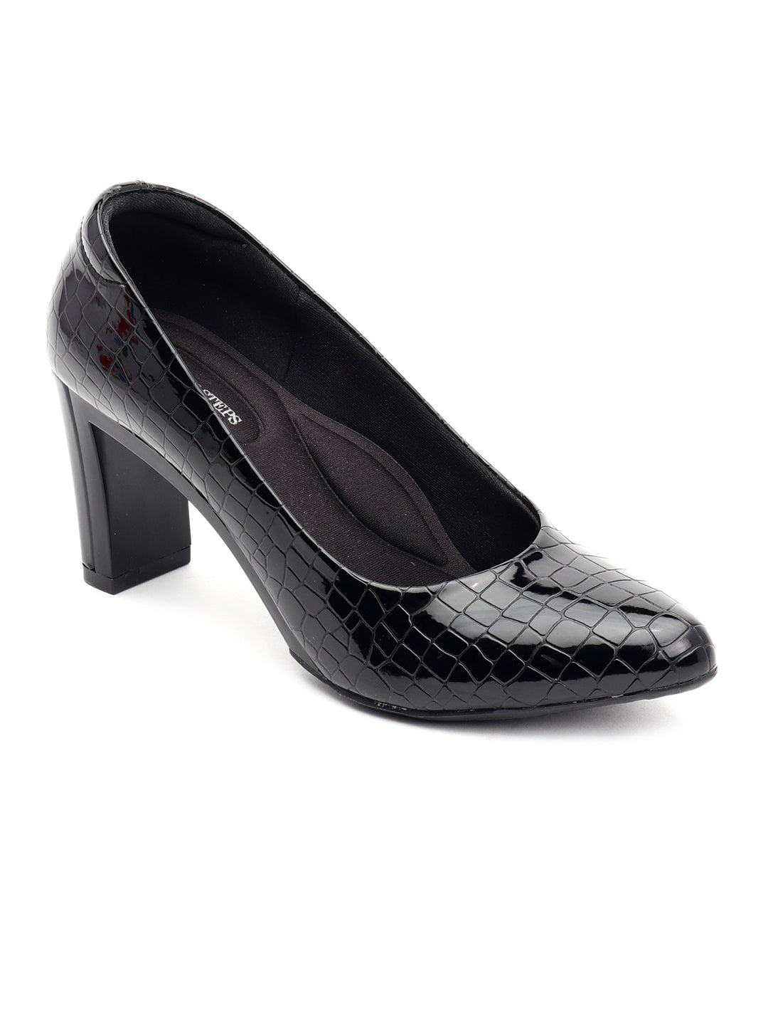 Venus Steps Block Heel Classic Ballerinas