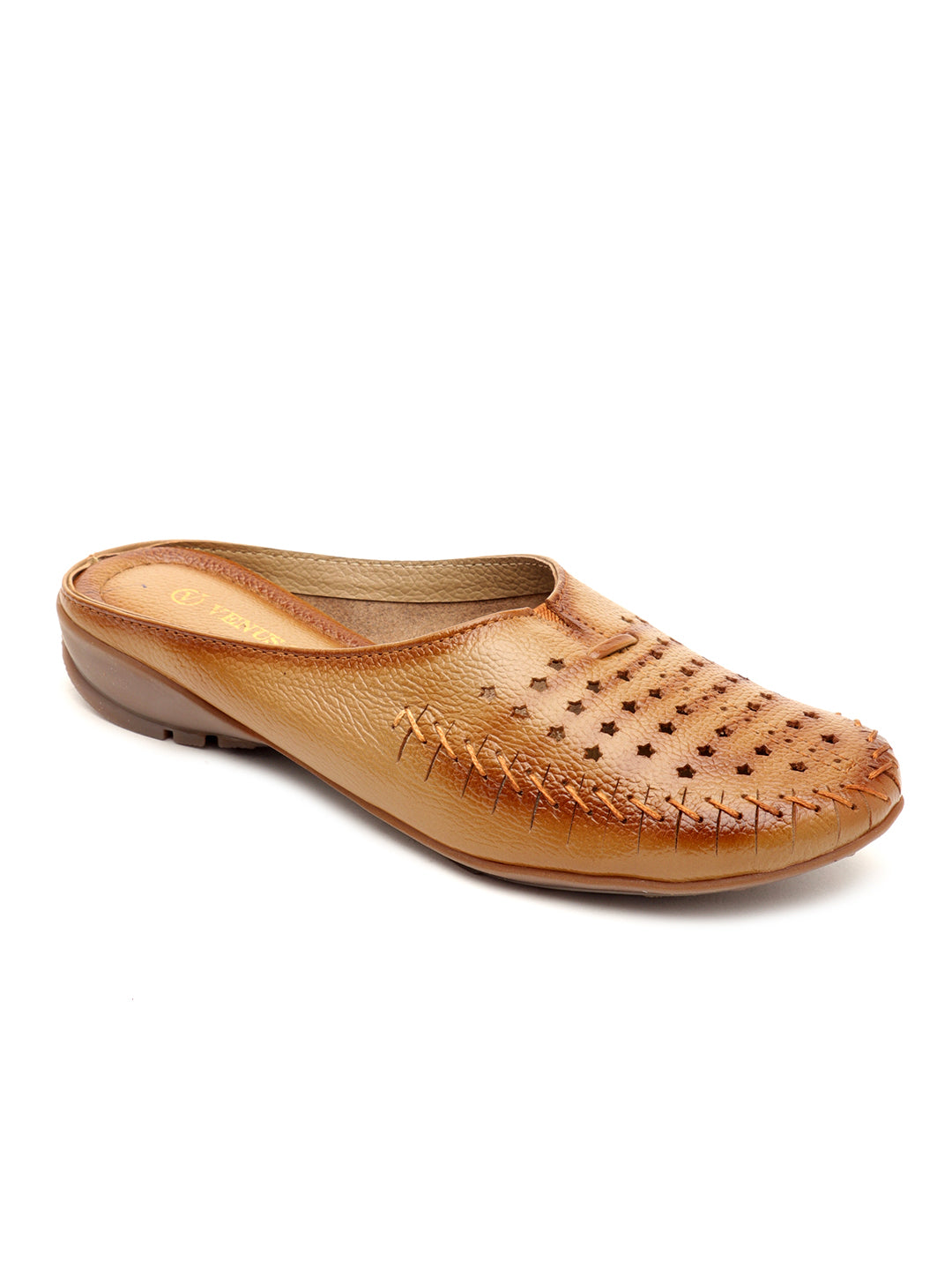 Venus Steps Leather Flat Buntoe
