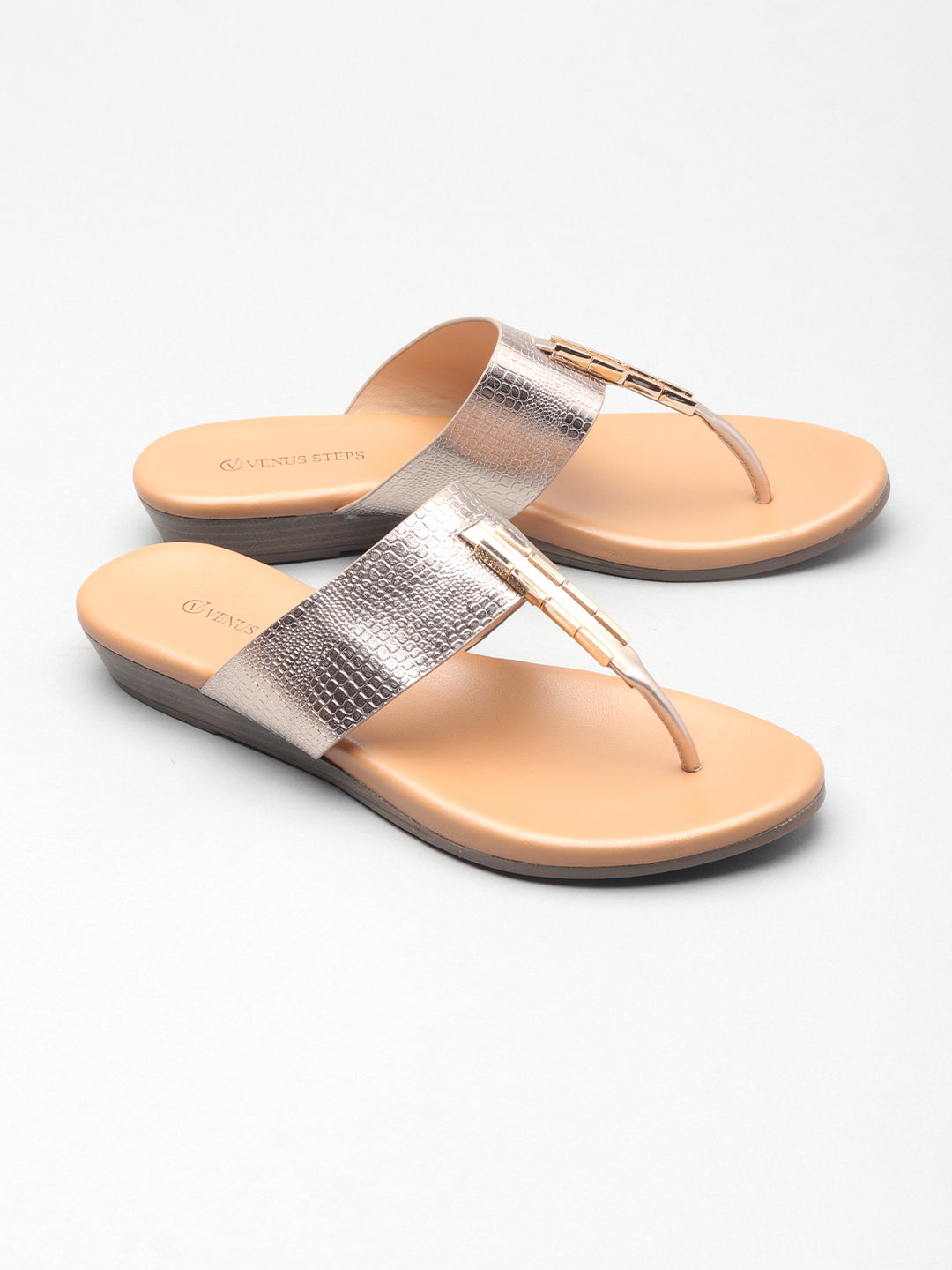 Nappa/Matt Classic T-Strap Flat Chappals