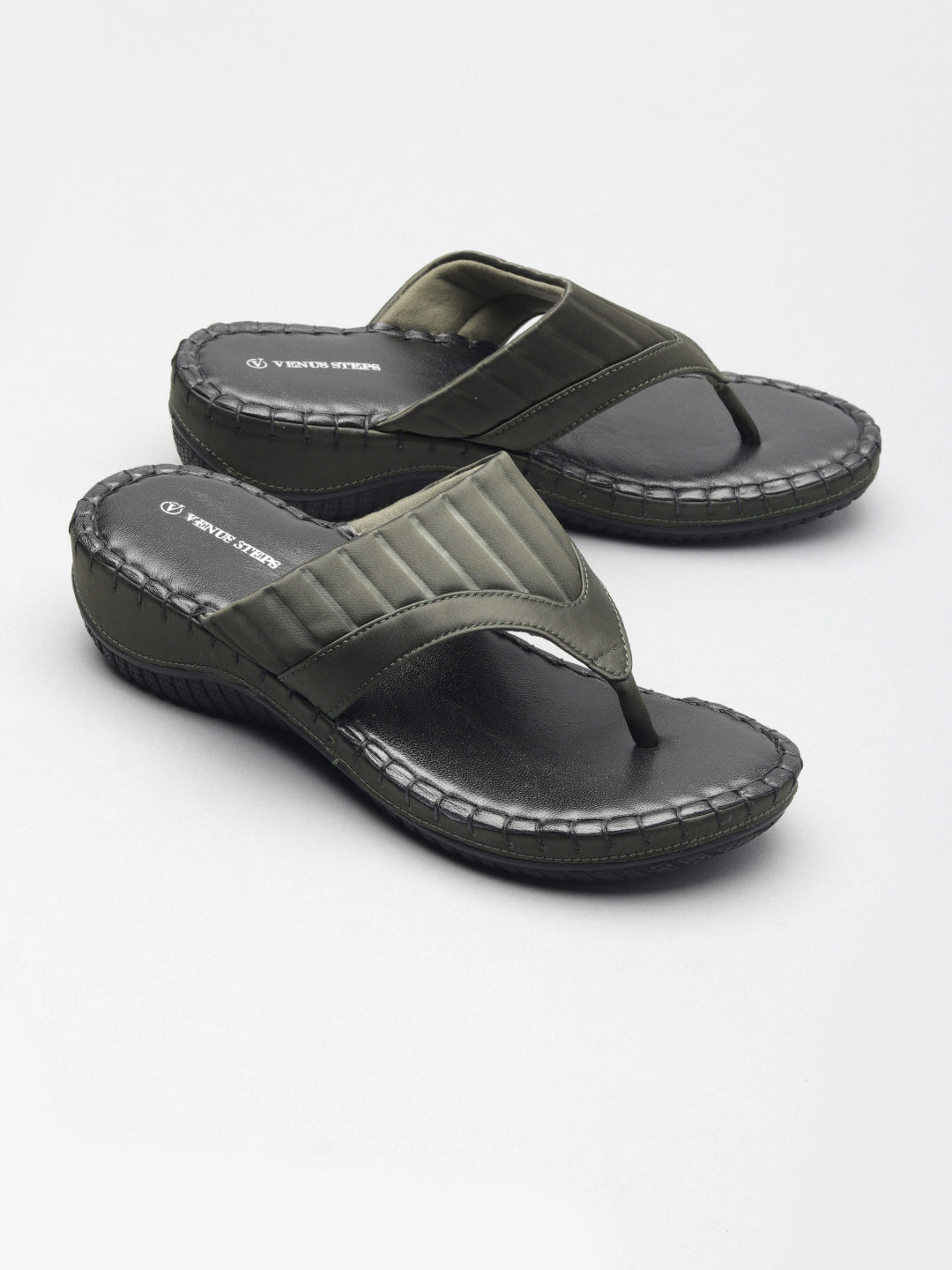 Womens Casual Leather Slippers