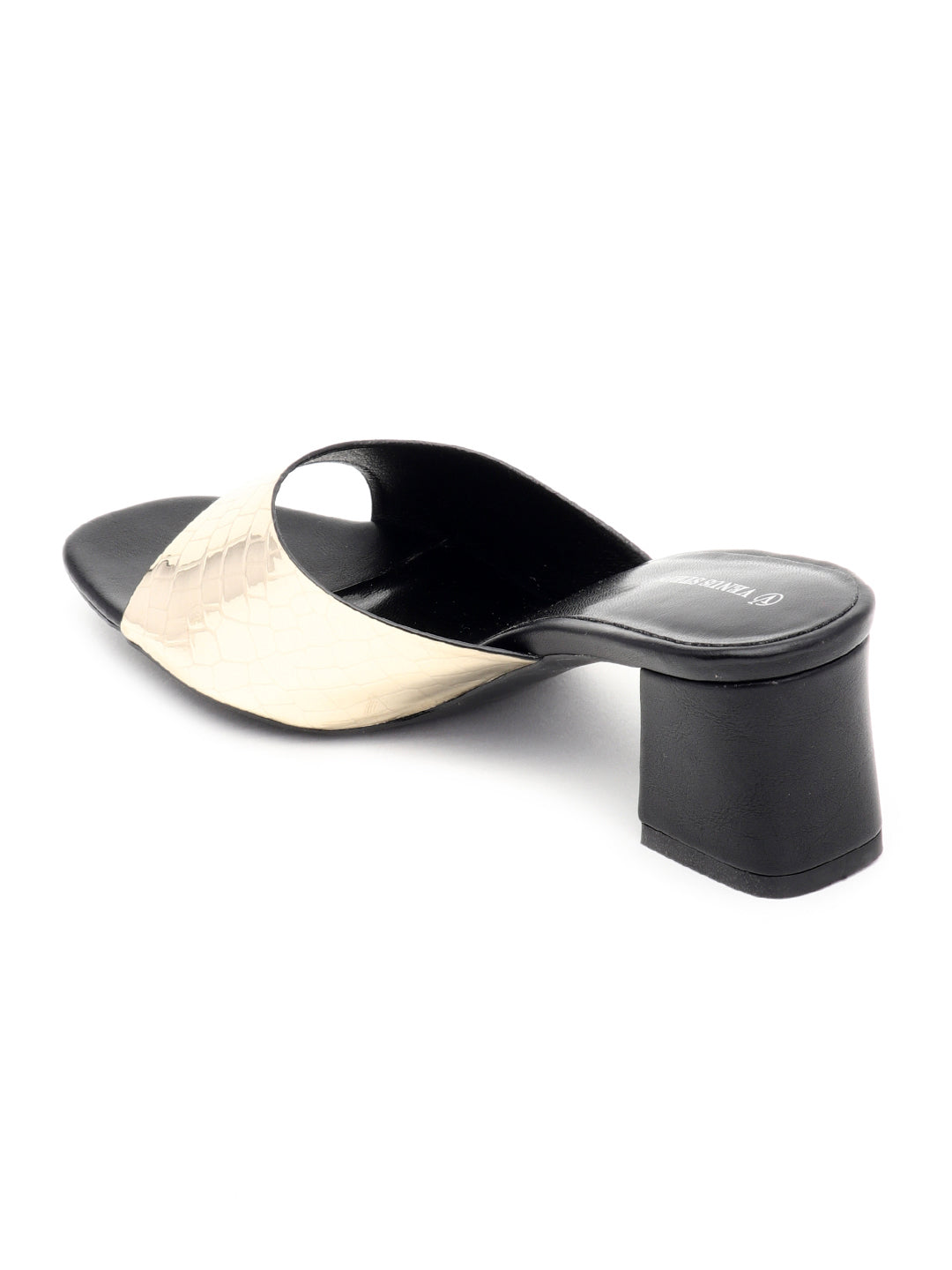 Venus Steps Glossy Block heel Slippers