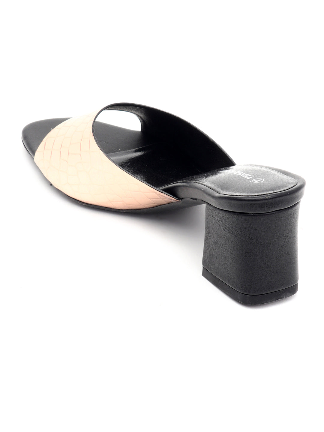 Venus Steps Glossy Block heel Slippers